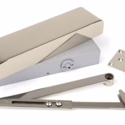 Polished Nickel Size 2-5 Door Closer & Cover