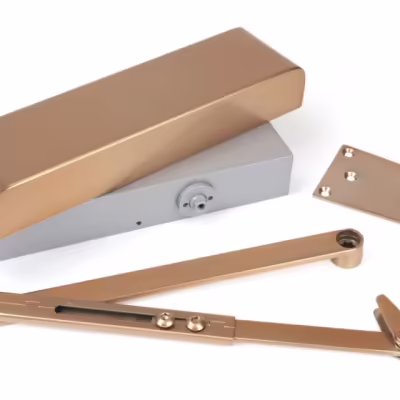 Polished Bronze Size 2-5 Door Closer & Cover
