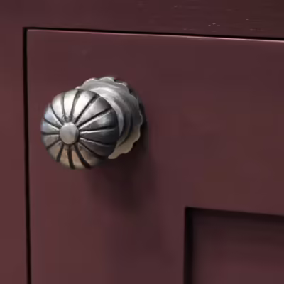 Natural Smooth Flower Cabinet Knob - Small - Image 4