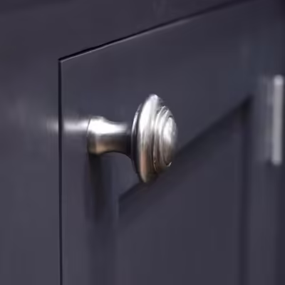 Natural Smooth Ringed Cabinet Knob - Large - Image 4