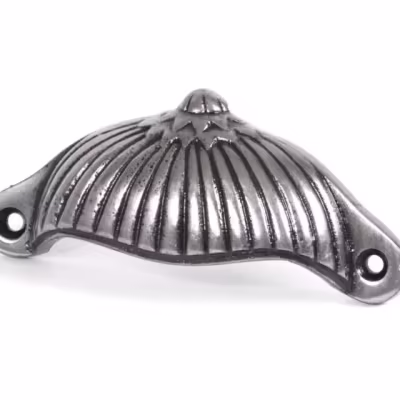 Natural Smooth 4" Flower Drawer Pull