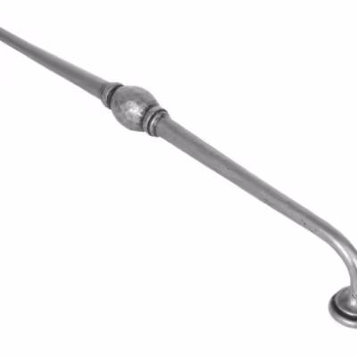 Natural Smooth 13 1/2" Hammered D Handle