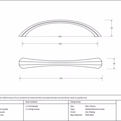 Natural Smooth 5" Shell Pull Handle - Image 4