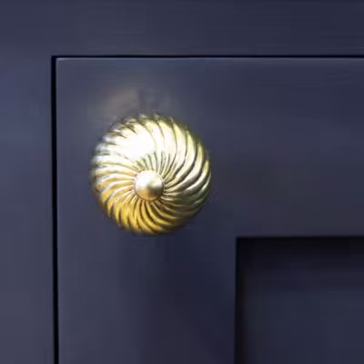 Polished Brass Spiral Cabinet Knob - Large - Image 5