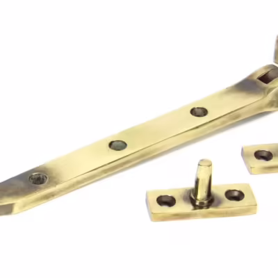 Aged Brass 8" Monkeytail Stay