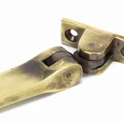 Aged Brass 12" Monkeytail Stay - Image 3
