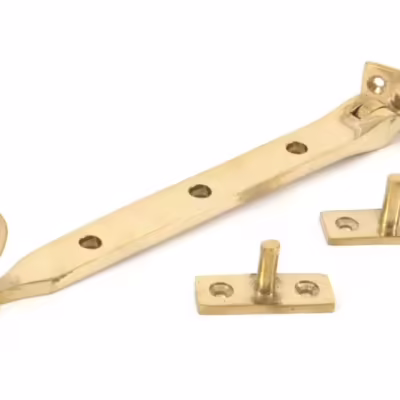 Polished Brass 8" Monkeytail Stay