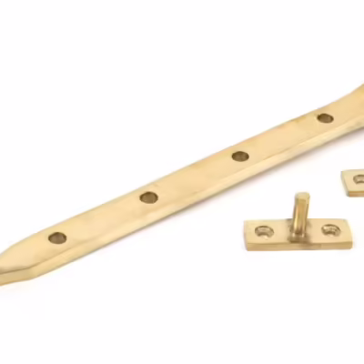 Polished Brass 10" Monkeytail Stay