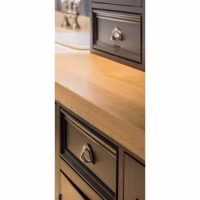 Natural Smooth 4" Plain Drawer Pull - Image 3