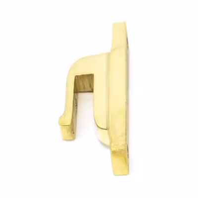 Polished Brass Hook Plate - Image 2