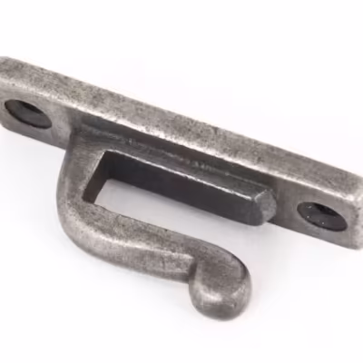 Antique Pewter Hook Plate