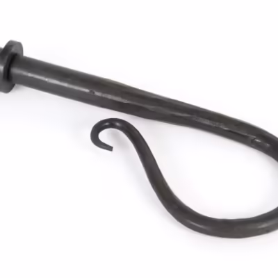 Beeswax Shepherds Crook Curtain Finial (pair)