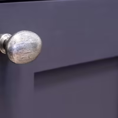 Pewter Oval Cabinet Knob - Image 4