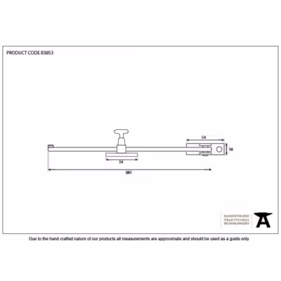 Black 15" Sliding Stay - Image 3