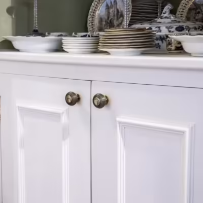 Aged Brass Beehive Cabinet Knob 40mm - Image 4