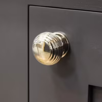 Polished Nickel Beehive Cabinet Knob 30mm - Image 4