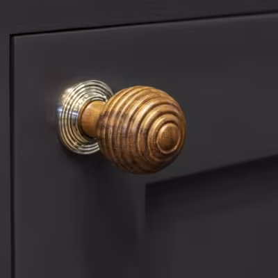 Rosewood and PN Beehive Cabinet Knob 35mm - Image 4
