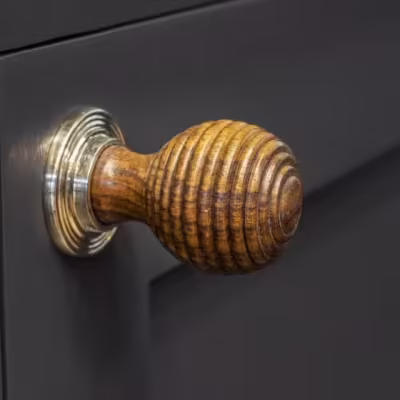 Rosewood and PN Beehive Cabinet Knob 38mm - Image 4