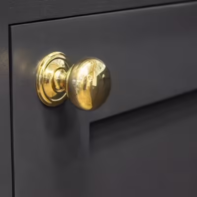 Polished Brass Mushroom Cabinet Knob 32mm - Image 4