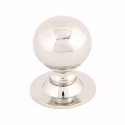 Polished Nickel Ball Cabinet Knob 31mm