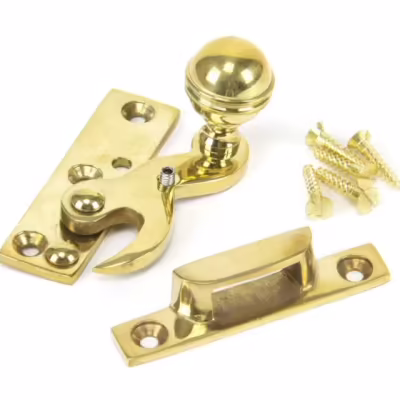 Polished Brass Prestbury Sash Hook Fastener - Image 3