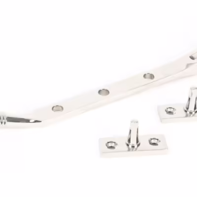 Polished Nickel 8" Reeded Stay