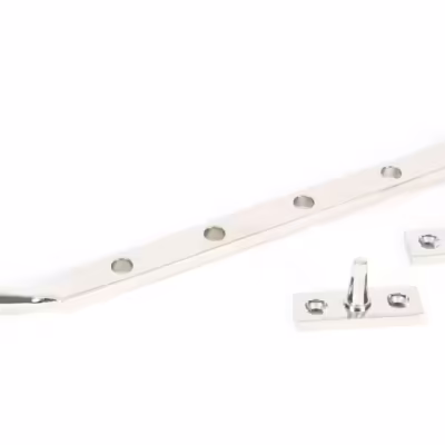 Polished Nickel 10" Reeded Stay