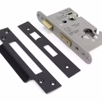 Black 2½" Euro Profile Sash Lock