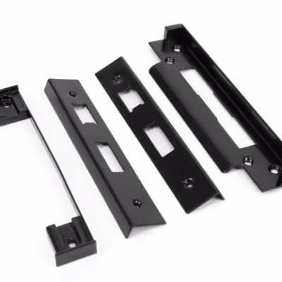 Black ½" Euro Sash Lock Rebate Kit