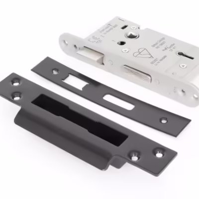 Black 2½" 5 Lever Heavy Duty Sash Lock KA