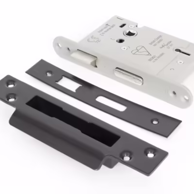 Black 3" 5 Lever Heavy Duty Sash Lock KA