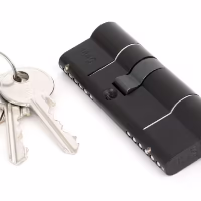 Black 35/45 6pin Euro Cylinder