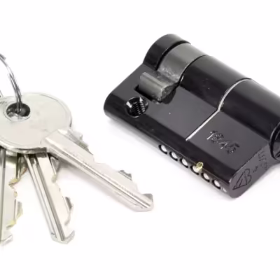 Black 40/10 6pin Single Cylinder - Image 1