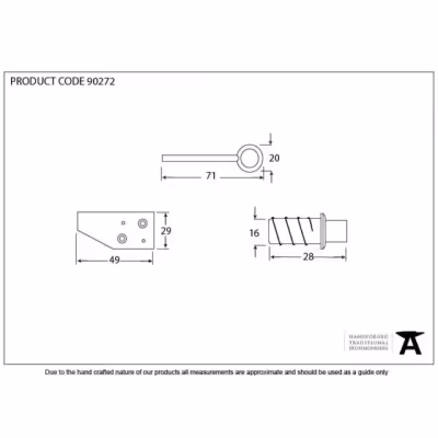 Polished Chrome Key-Flush Sash Stop - Image 3