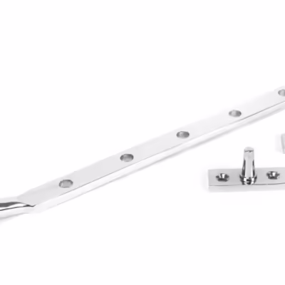 Polished Chrome 12" Reeded Stay