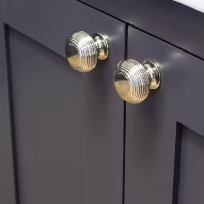 Polished Chrome Beehive Cabinet Knob 40mm - Image 4