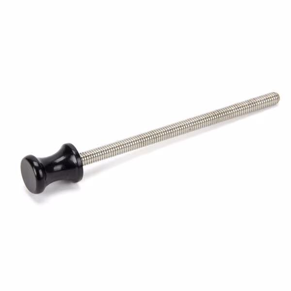 Black ended SS M6 110mm Threaded Bar