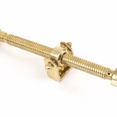 Polished Brass 12" Fanlight Screw Opener