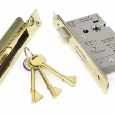 PVD 2½" BS Heavy Duty Sash Lock - Image 2