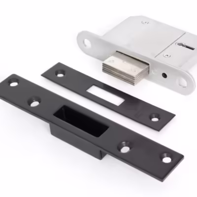 Black 2½" BS 5 Lever Deadlock