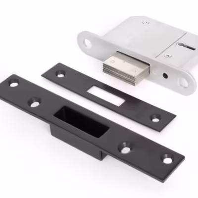 Black 2½" BS 5 Lever Deadlock KA
