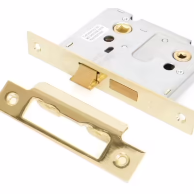 Electro Brassed 3" Bathroom Mortice Lock