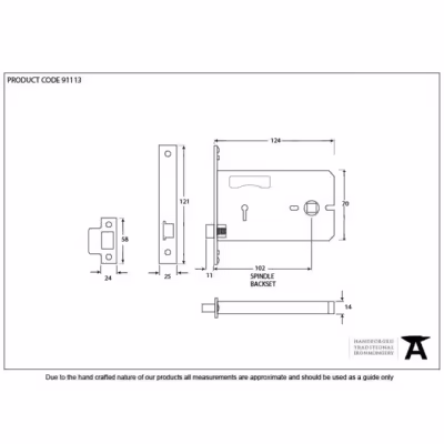 PVD 5" Horizontal Latch - Image 2