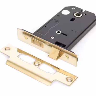 PVD 5" Horizontal Bathroom Lock
