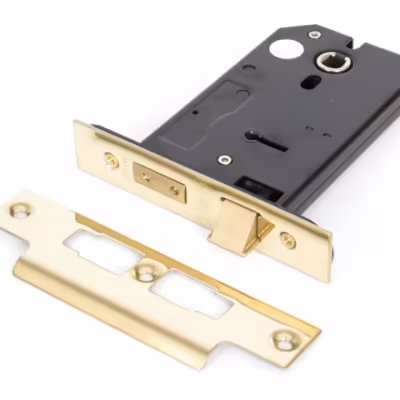 PVD 5" Horizontal 3 Lever Sash Lock