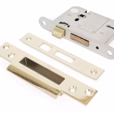 PVD 3" 5 Lever BS Sash Lock