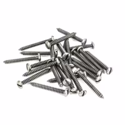 Pewter 10x1½" Round Head Screws (25)