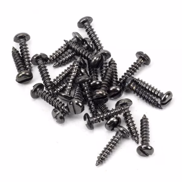 Dark Stainless Steel 4x½" Round Head Screws (25)