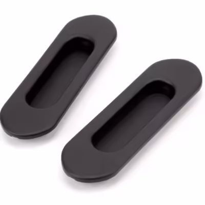 100kg Black Sliding Door Hardware Kit (2m Track) - Image 3