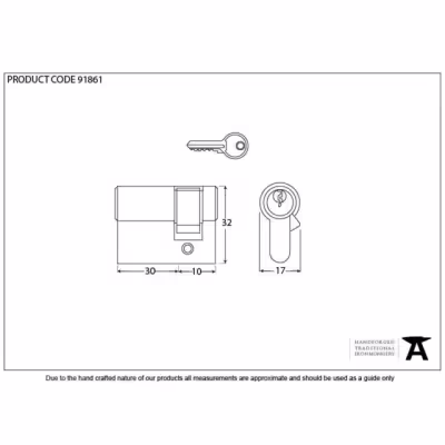 Black 30/10 6pin Single Cylinder - Image 3